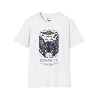Law Above C.S. Lewis Collection Christian Tee - Ctrl Alt Believe